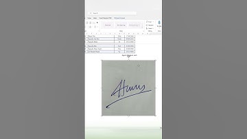 [Thủ thuật Excel] Mẹo chèn chữ kí tay siêu đẹp trong WORD #Shorts
