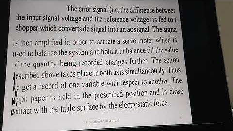 X Y Recorder EL306,3 8