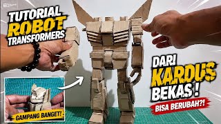 DIY Miniatur Robot Transformers dari Kardus Bekas 🤖 | Keren & Mudah Dibuat!
