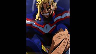 My Hero Academia All Might Defeats All For One Anime Edit