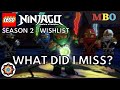 LEGO NINJAGO SEASON 2 WISHLIST // What did I miss?