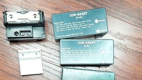Hướng dẫn sử dụng máy reset ion Sharp 25000