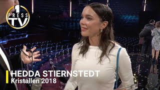 Hedda Stiernstedt - årets kvinnliga skådespelare kristallen 2018