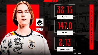 donk [32-15] w/magixx FACEIT 3300 ELO MATCH [mirage] — Jan 29, 2025 — CS2 POV
