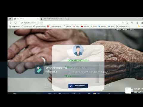 how to create a donation website using html and css.