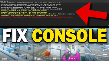 How To Fix CS2 Console