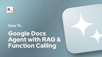 Building a Google Docs/Gmail Agent with RAG & Function Calling