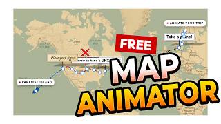 I Built a FREE Tool for Animated Travel Maps