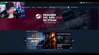 Rubius ElChepas Reacciona a Steam Recap 2025