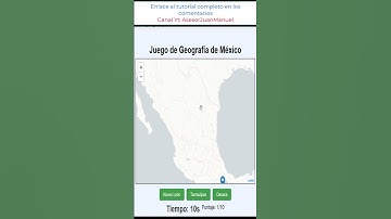 👁😍 Juego de GeografIA con #HTML, CSS, JS, #OpenStreetMap y LeaFlet USANDO #chatgpt  para CODIFICAR🔴