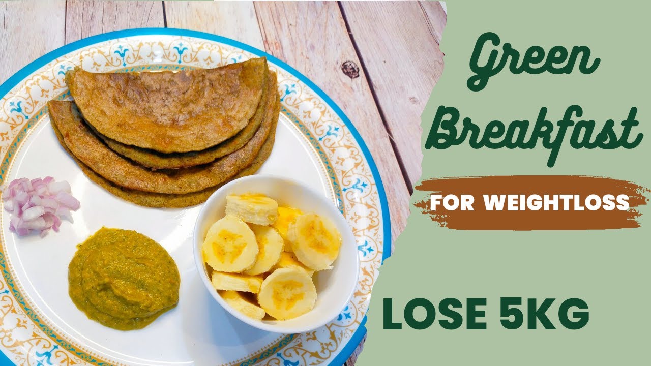 Green Moong Sprouts Dosa Healthy Breakfast Weight Loss Easy