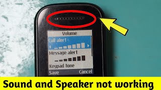 Keypad Phone || Sound Problem or Speaker not working Audio problem Samsung b110e, e1200, b310e