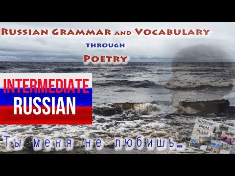 Intermediate Russian Grammar and Vocabulary through Poetry: Ты меня не любишь...(Ep.1)