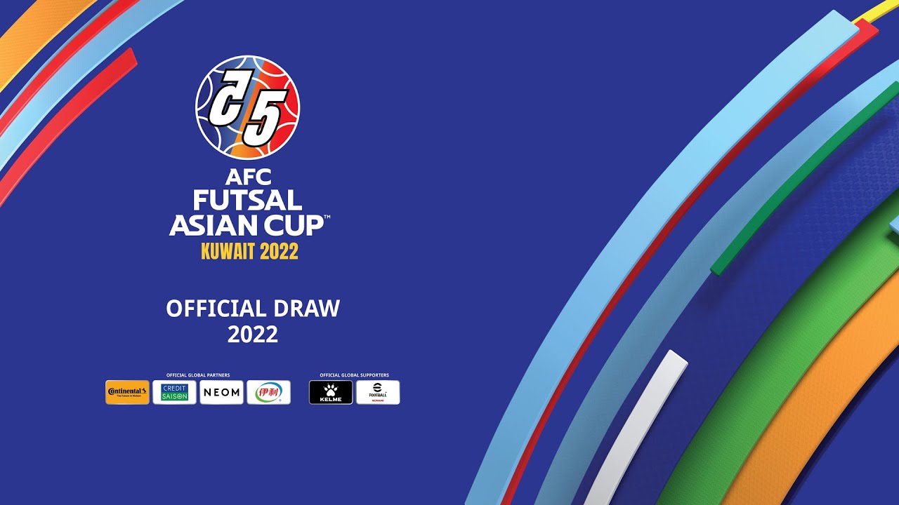LIVE AFC Futsal Asian Cup Kuwait 2022 Official Draw YouTube