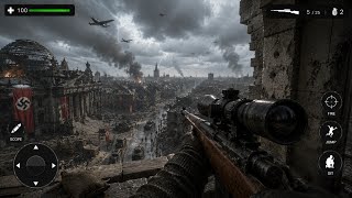 Sniper Tower Gameplay World War Heroes WW2 (Android,IOS) screenshot 4
