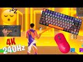 Machenike K500A B84 ASMR 😴 Box Fight Gameplay 📦 Satisfying Keyboard Fortnite 4K 240 FPS 🏆
