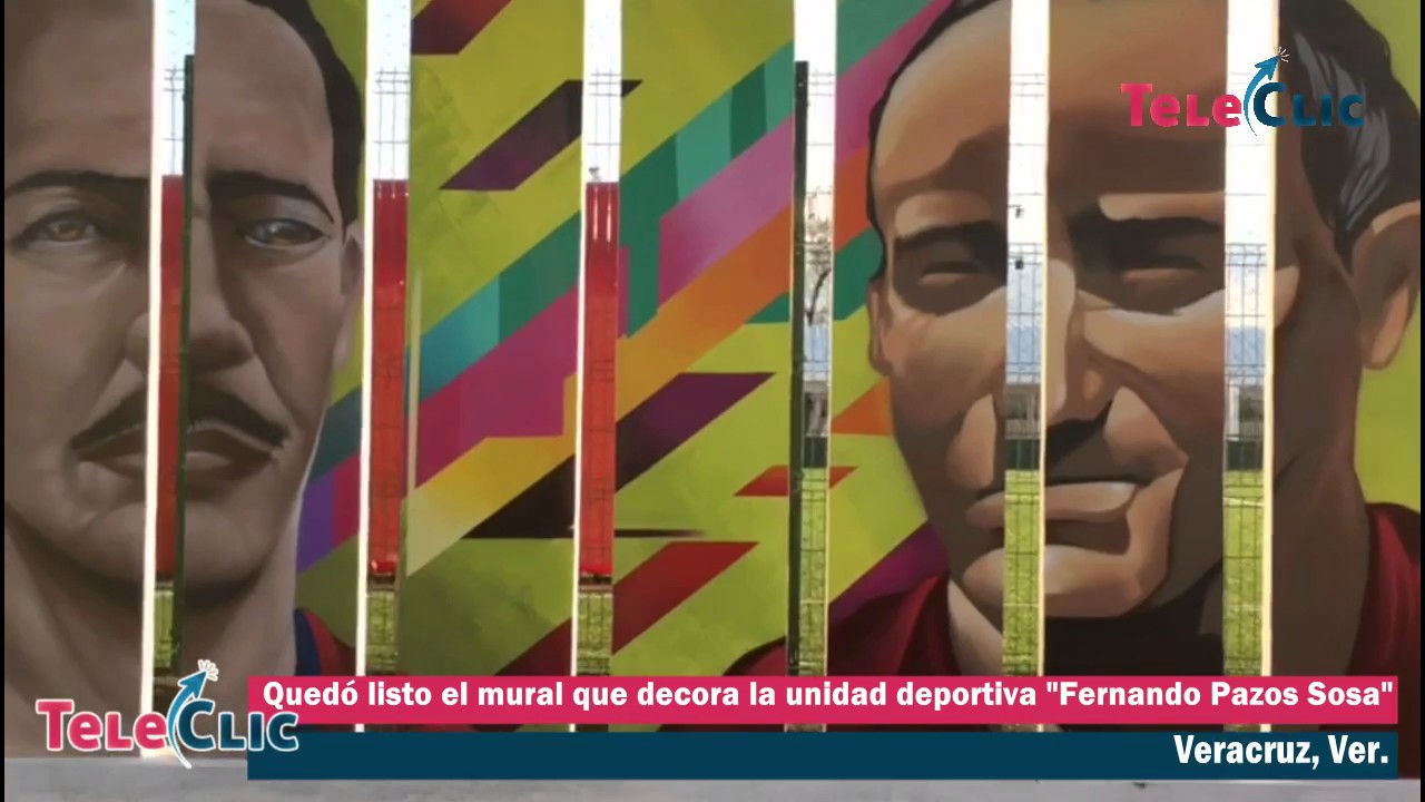Quedó Listo El Mural Que Decora La Unidad Deportiva Fernando Pazos Sosa 