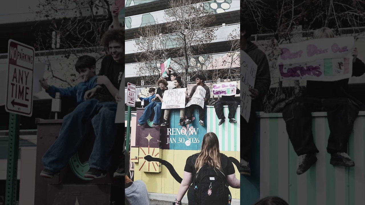 History repeats if we stay silent. #jan30th #renonv #walkout #downtownreno