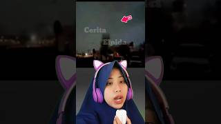 PENAMPAKAN SOSOK MALAIKAT BERJUBAH HITAM TERLIHAT DI LANGIT INI | Cerita Elpida #shortvideo #shorts