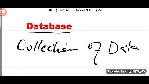 Introduction to Database in urdu