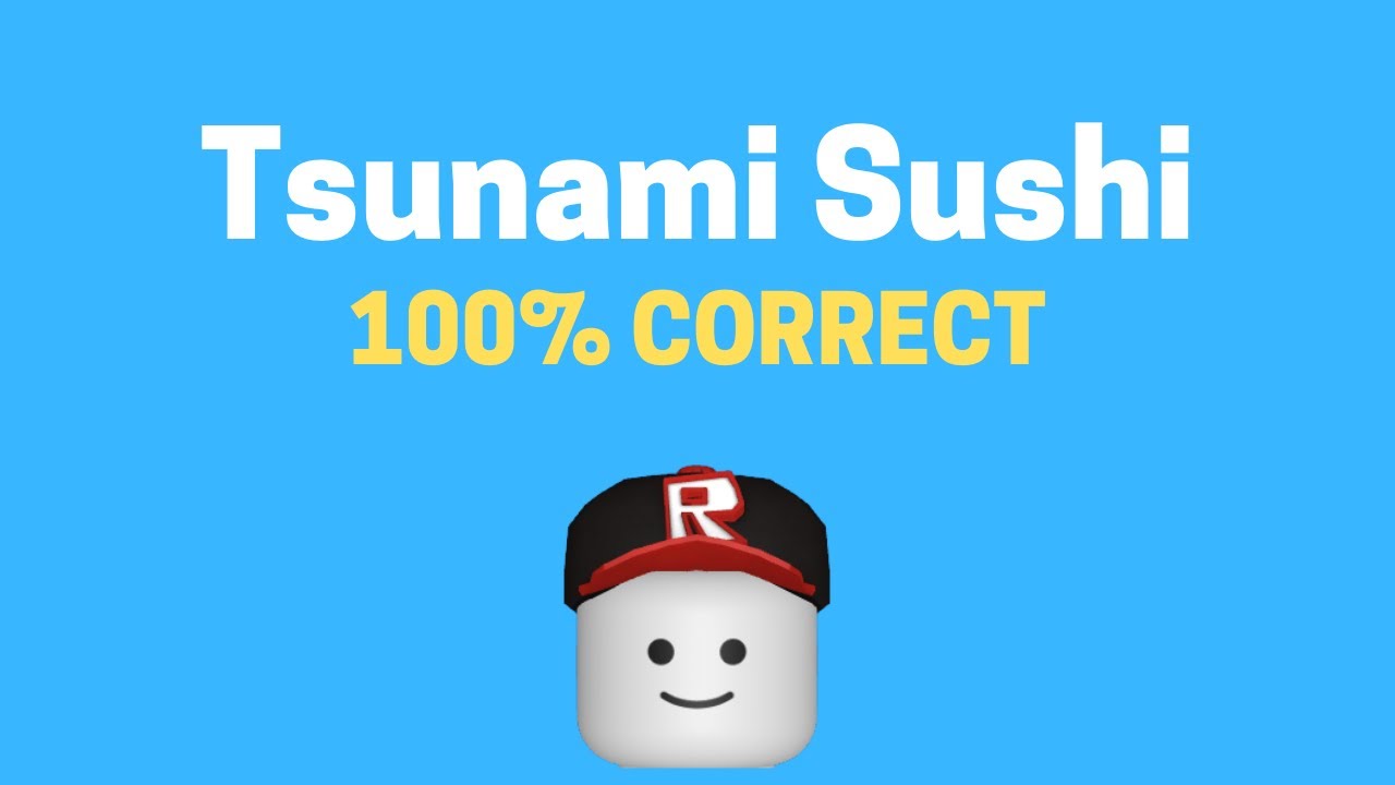 Tsunami Sushi Application Answers 2021 Roblox Youtube - tsunami sushi roblox application