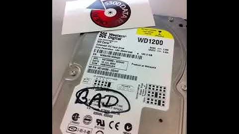 Data Recovery From Western Digital 3.5" 120GB: 75% recovered for $300! 300 dollar data recovery