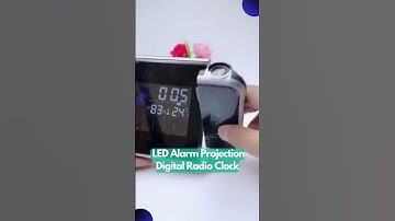 Get ready to wake up in style with our LED Alarm Projection Digital Radio Clock! ⏰💡
