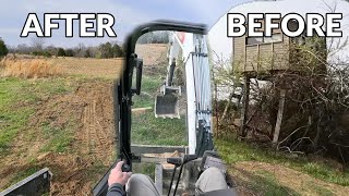 How valuable is a Mini Excavator for a landowner? 100 PERCENT!!