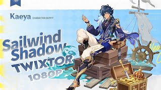 Kaeya New Outfit Twixtor 1080p | Sailwind Shadow #genshinimpact