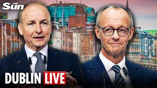 LIVE: German Chancellor Friedrich Merz meets Taoiseach Micheál Martin in Dublin