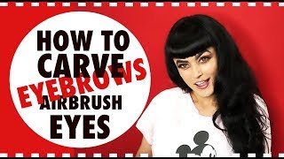 HOW TO CREATE CARVED EYEBROWS | AIRBRUSH | SOFT BROWNS | CARVED EYEBROW | MAKEUP screenshot 5
