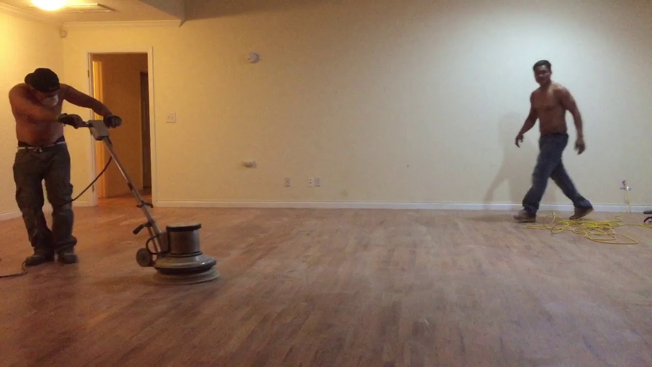 How to prep hardwood floors for recoat YouTube