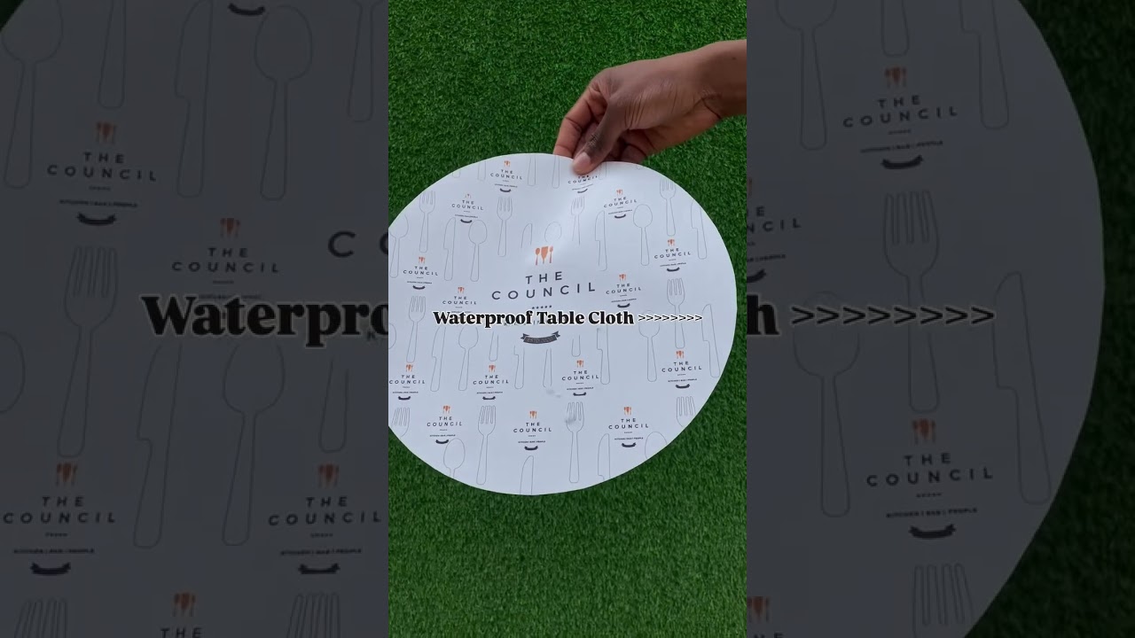 Waterproof table cover by Dowins