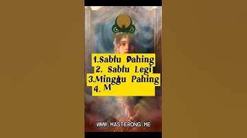 8 weton tibo ratu #weton #kejawen #primbonjawa #kliwon #gendingjawa #shorts