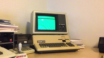Apple III booting demo disk