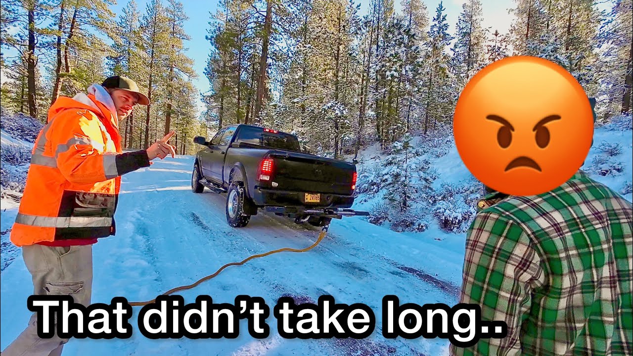 First snow recovery of the year and I already made an enemy 😂