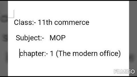 11th commerce MOP CH:-1 ( in punjabi)