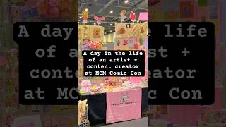 What It’s Really Like Being an Artist & Content Creator at MCM Comic Con #mcm #artistalley #artist