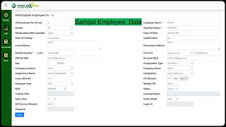 Payroll data Entry Process in Projex ERP HR & Payroll software!