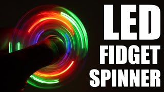 Top LED Fidget Spinner for Anxiety & Focus – Satisfying Light Effects!