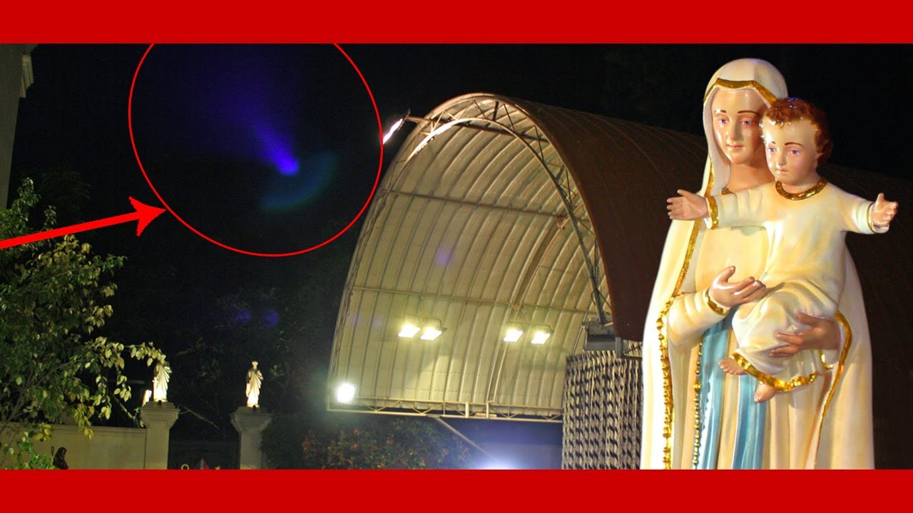 මරිය තුමියගෙන් දීප්තිමත් නිල් පැහැති ආලෝකයක්