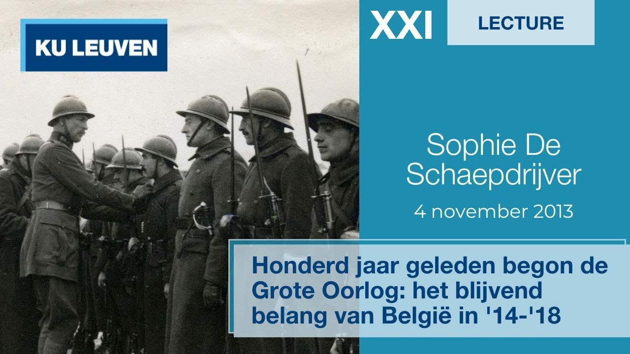 Sophie De Schaepdrijver opent de Lessen voor de 21e eeuw 2013 - YouTube