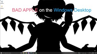 Famous BAD APPLE on Windows Desktop Profile