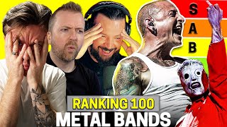 We Ranked 100 Metal Bands! (CONTROVERSIAL)