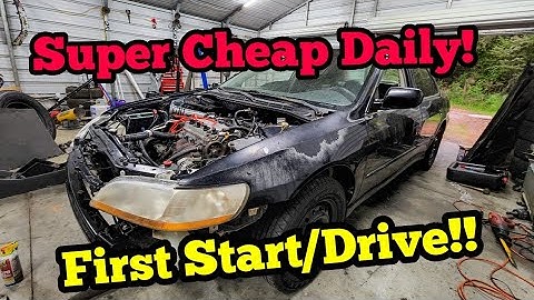 Project Daily Driver CHEAP Honda Accord First Start/Drive!!