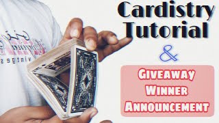 Card Triangle Display Tutorial In Hindi/Giveaway Winner Announcement