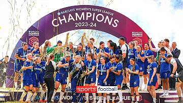 Chelsea lift the WSL trophy for the seventh time! 🏆💙