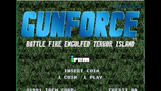 GunForce Battle Fire Enculfed Terror Island 1991 Irem Corp Games Jugando Juegos Arcades Gaming screenshot 2
