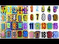 Learn 1 To 20 Numbers |Counting Numbers For Kids|Big Numbers 1 to 20|123 Learning to 20 for kids