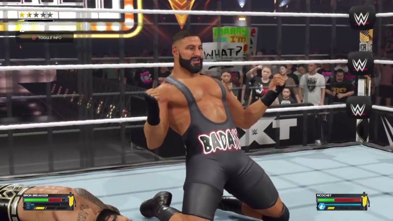 Bron Breakker vs Ricochet